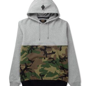 10.Deep Men’s Hoodie Pullover Sweatshirt Camo Size Medium